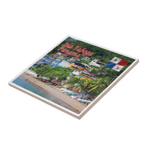 zPA007 PANAMA, Taboga island, America, Ceramic Tile