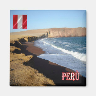 zPE017 PERU, Paracas Reserve, America, Fridge Magnet