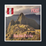 zPE025 MACHU PICCHU, Cozco, Peru, Fridge Magnet<br><div class="desc">Here you will find the souvenir of your vacation. This category contains fridge magnets of many locations in Peru. (zPE025 MACHU PICCHU, Cozco, Peru, Fridge magnet). Amaze friends and relatives with the unique souvenirs from your great trip. Try us. #LeoPepeDesign - america peru, leopepedesign, travel trip photo tourism, gift souvenir...</div>