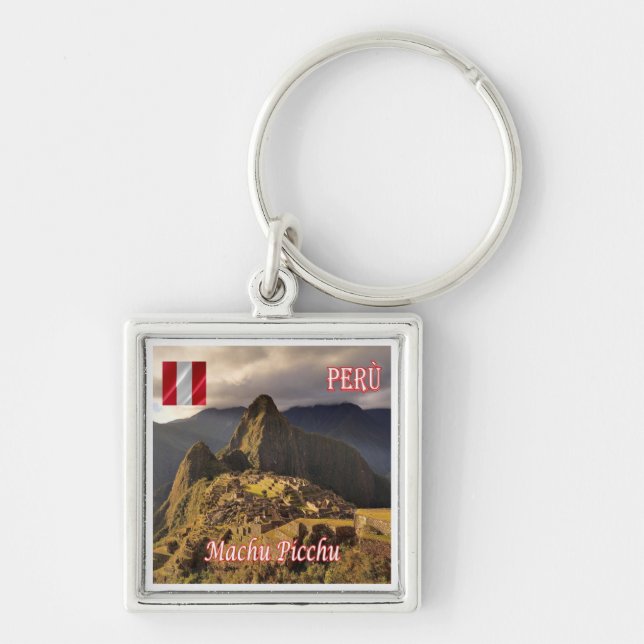 zPE025 MACHU PICCHU, Cozco, Peru, Key Ring (Front)