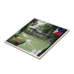 zPH007 Chinese Garden of MANILA Philippines Ceramic Tile