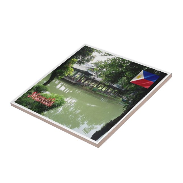 zPH007 Chinese Garden of MANILA Philippines Ceramic Tile (Side)