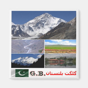 zPK007 GILGIT–BALTISTAN, Pakistan, Asia,  Magnet