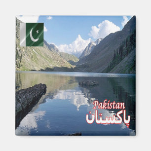 zPK010 SWATVALLEY LAKE, Pakistan, Asia, Fridge Magnet