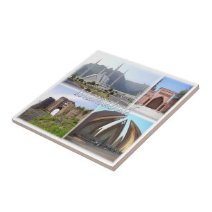 zPK013 mosaic of ISLAMABAD, Pakistan, Asia, Ceramic Tile