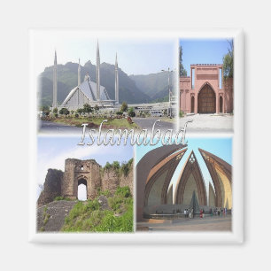 zPK013 mosaic of ISLAMABAD, Pakistan, Asia, Fridge Magnet