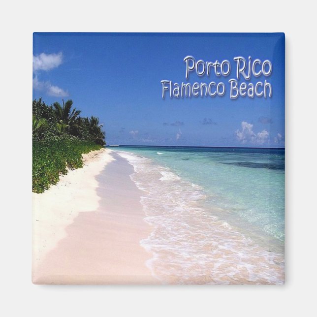 zPR004 PUERTO RICO,Culebra Island, Fridge Magnet (Front)