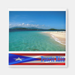 zPR011 PUERTO RICO, Isla de Icacos, America,Fridge Magnet