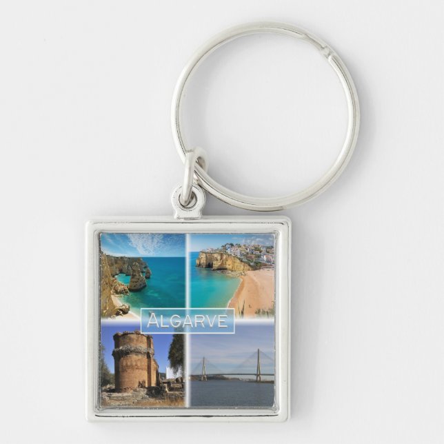 zPT006 THE ALGARVE, Portugal, Europe, Key Ring (Front)