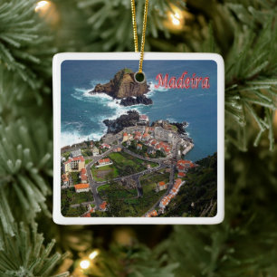 zPT013 MADEIRA Port Moniz, Portugal Europe, Ceramic Ornament