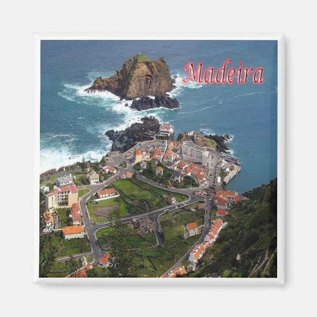 zPT013 MADEIRA Port Moniz, Portugal Europe, Fridge Magnet (Front)