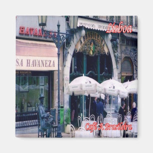 zPT020 LISBON Cafè a Brasileira, Portugal, Fridge Magnet
