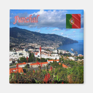 zPT022 FUNCHAL, Portugal, Europe, Fridge Magnet