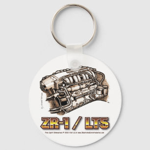 ZR1 LT5 Corvette Engine Key Ring