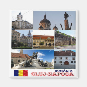 zRO007 CLUJ-NAPOCA, Romania, Europe, Fridge Magnet