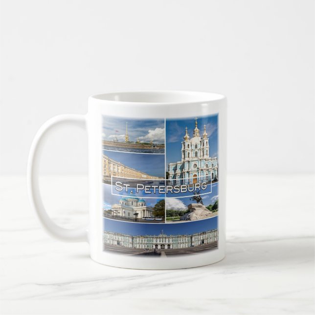 zRU004 SAINT PETERSBURG, Russia, Europe, Coffee Mug (Left)