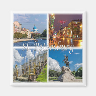 zRU006 SAINT PETERSBURG, Russia, Europe, Fridge Magnet