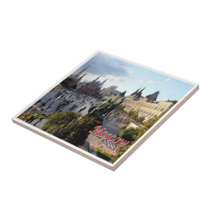 zRU016 MOSCOW RED SQUARE, Russia, Europe, Ceramic Tile