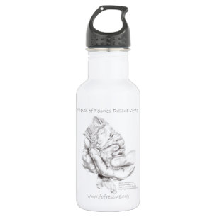 ZsaZsa Hands w Grey Text 532 Ml Water Bottle