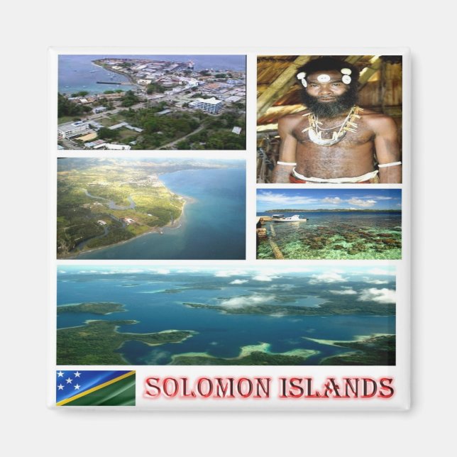 zSB004 SOLOMON ISLANDS, Oceania, Fridge Magnet (Front)