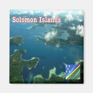 zSB007 SOLOMON ISLANDS, Oceania, Fridge Magnet