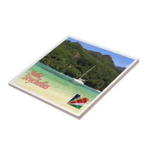 zSC009 MAHE', Sea View, Seychelles, Africa, Ceramic Tile