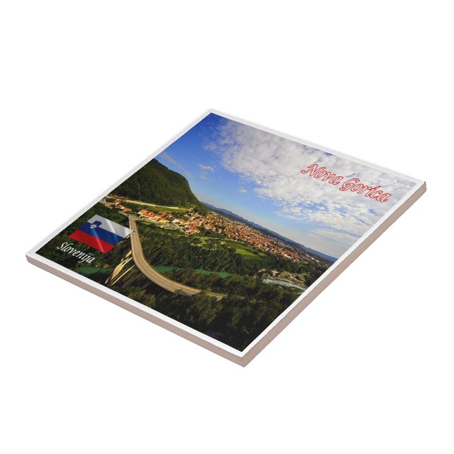 zSI008 NOVA GORICA, Slovenia, Europe, Ceramic Tile (Side)