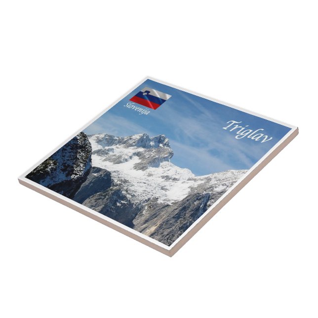 zSI012 MOUNT TRIGLAV, Slovenia, Europe, Fridge Ceramic Tile (Side)