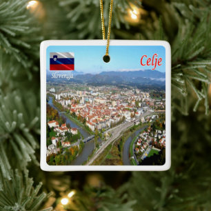 zSI014 CELJE, Slovenia, Europe, Ceramic Ornament