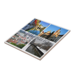 zSI016 LJUBLJANA, Slovenia, Europe, Ceramic Tile