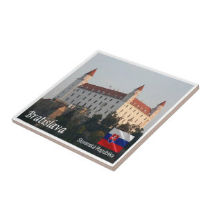 zSK007 BRATISLAVA CASTLE, Slovakia Europe, Ceramic Tile