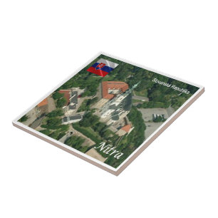 zSK010 NITRA CASTLE, Slovakia, Europe, Ceramic Tile
