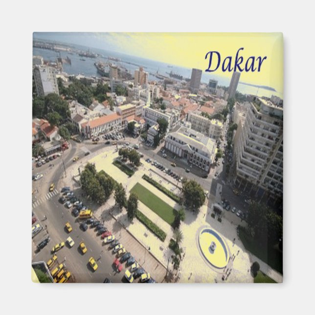 zSN007 DAKAR, Senegal, Africa, Fridge Magnet (Front)