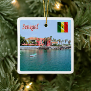 zSN008 SENEGAL, Port Island of Gorée, Ceramic Ornament