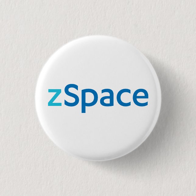 zSpace Small Button Pin (Front)
