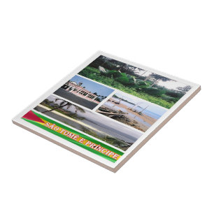 zST007 SAO TOME' and PRINCIPE, Mosaic, Ceramic Tile