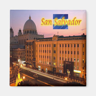 zSV006 SAN SALVADOR, Historical Centre, Fridge Magnet
