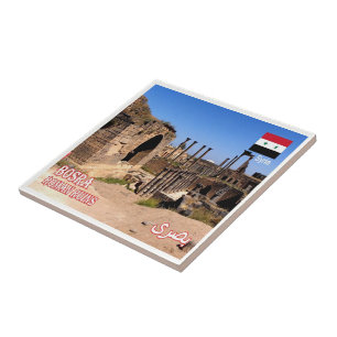 zSY012 BOSRA, Roman Ruins, Syria, Ceramic Tile