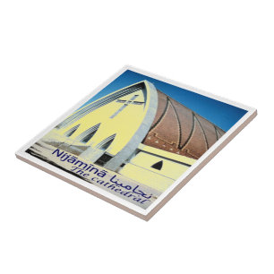 zTD004 CHAD, Nijamina, Africa, Ceramic Tile