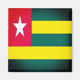 zTG001 TOGO Flag, Africa, Fridge Magnet