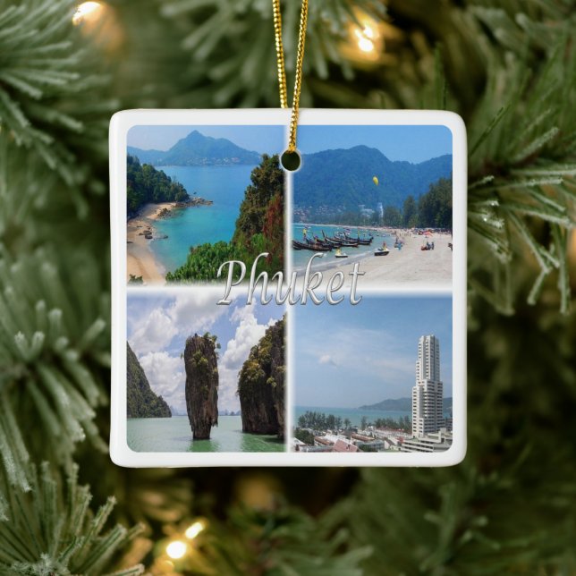 zTH004 PHUKET, Thailand, Asia, Ceramic Ornament (Tree)