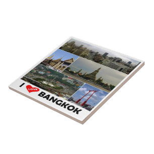 zTH005 i love Bangkok, Thailand, Asia, Ceramic Tile