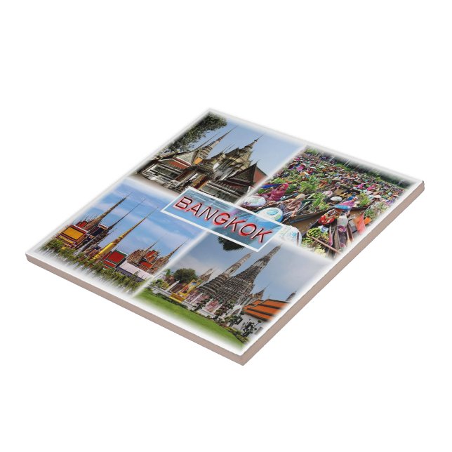 zTH007 potpourri of  BANGKOK Thailand Asia, Ceramic Tile (Side)