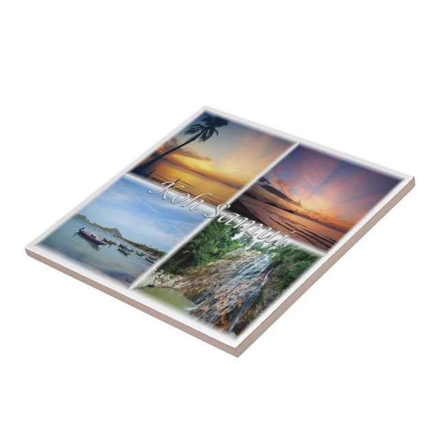 zTH010 KOH SAMUI, Thailand, Asia, Ceramic Tile (Side)