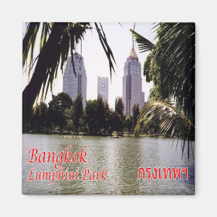 zTH020 LUMPHINI PARK in BANGKOK, Thailand, Fridge Magnet