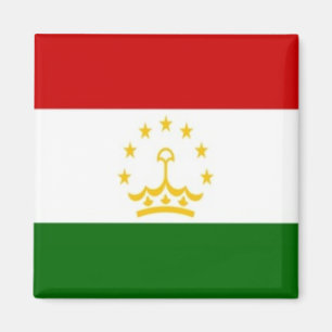 zTJ001 Tajik FLAG Tajikistan, Asia, Fridge Magnet