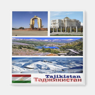 zTJ007 mosaic of TAJIKISTAN, Asia, Fridge Magnet