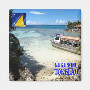 zTK005 NUKUNONU, Tokelau Island, Oceania, Fridge e Magnet
