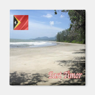 zTL004 REMOTE & PRISTINE beaches East Timor Fridge Magnet