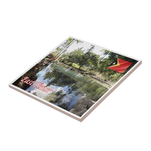 zTL005 panorama of EAST TIMOR, Asia, Ceramic Tile (Side)